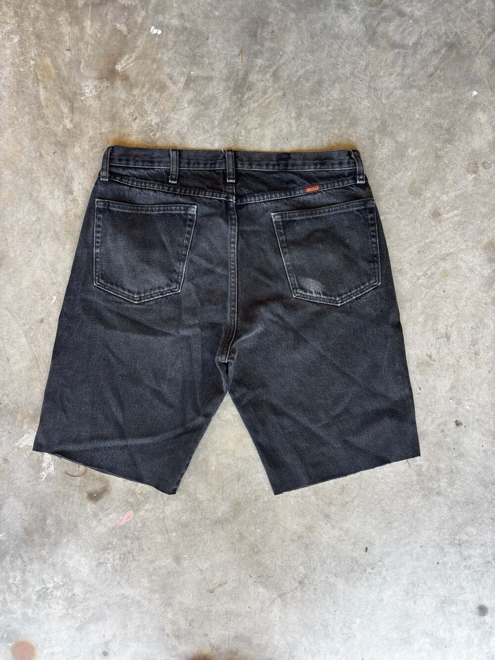 Rustler Black Denim Cut-Off Shorts Size 34